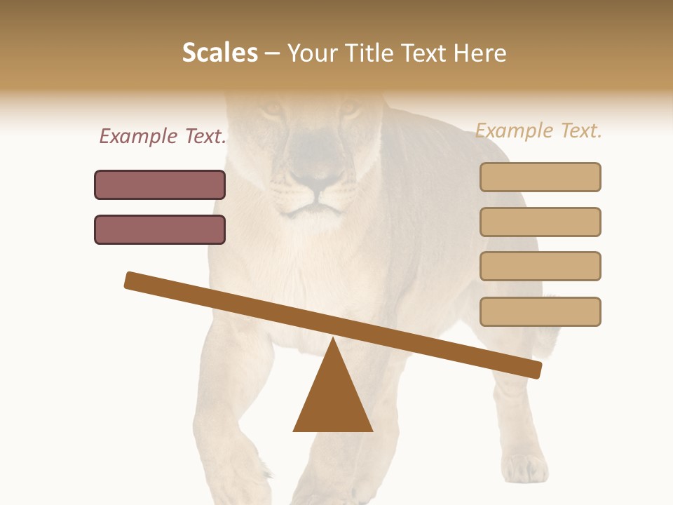 South Africa Creature Animals PowerPoint Template