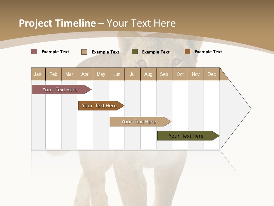 Fur Large Isolated PowerPoint Template