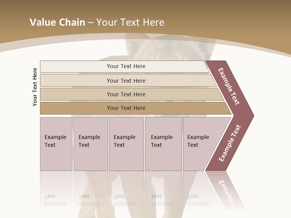 Fur Large Isolated PowerPoint Template