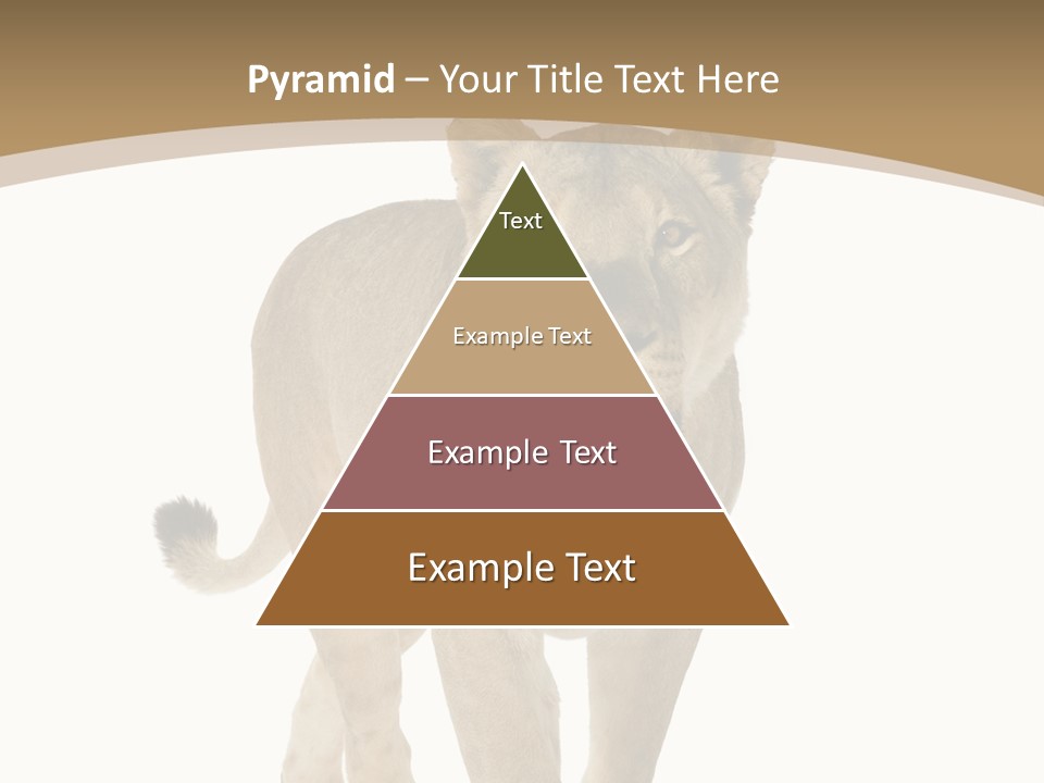 Fur Large Isolated PowerPoint Template