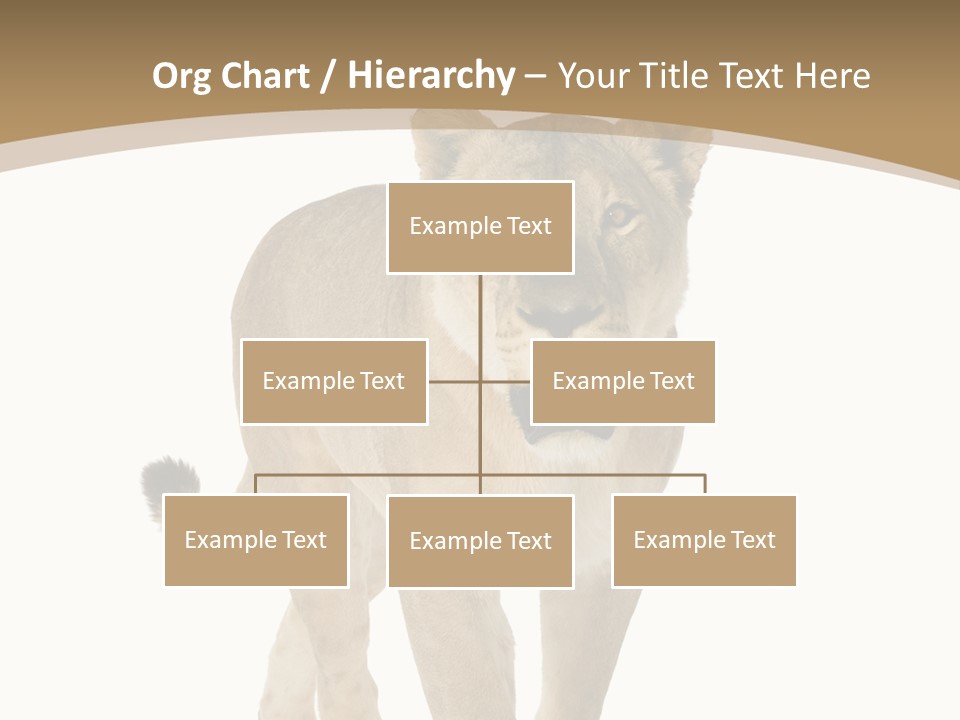 Fur Large Isolated PowerPoint Template