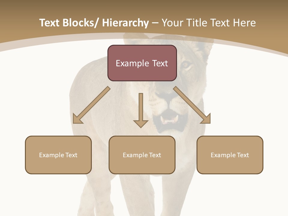 Fur Large Isolated PowerPoint Template