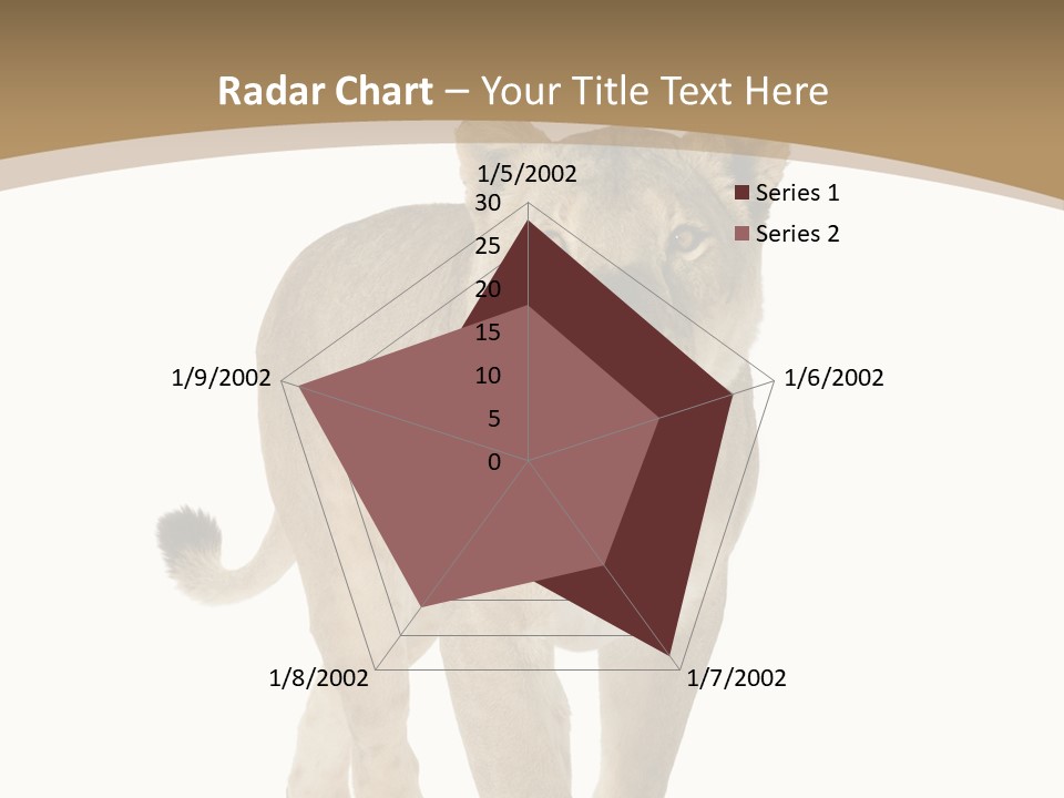 Fur Large Isolated PowerPoint Template