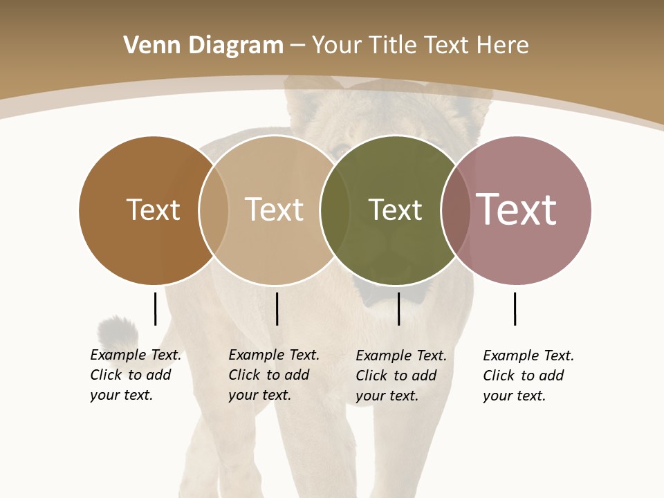 Fur Large Isolated PowerPoint Template