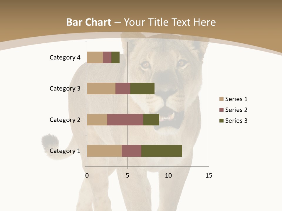 Fur Large Isolated PowerPoint Template