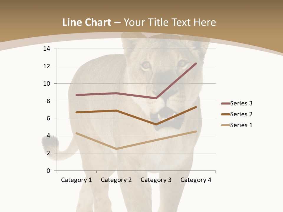 Fur Large Isolated PowerPoint Template