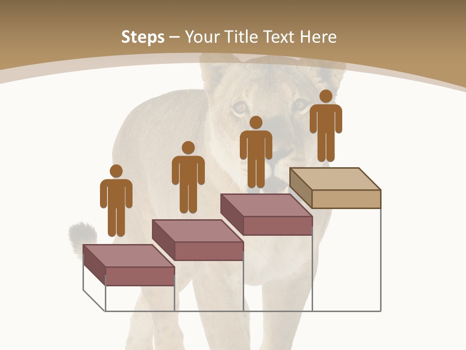 Fur Large Isolated PowerPoint Template