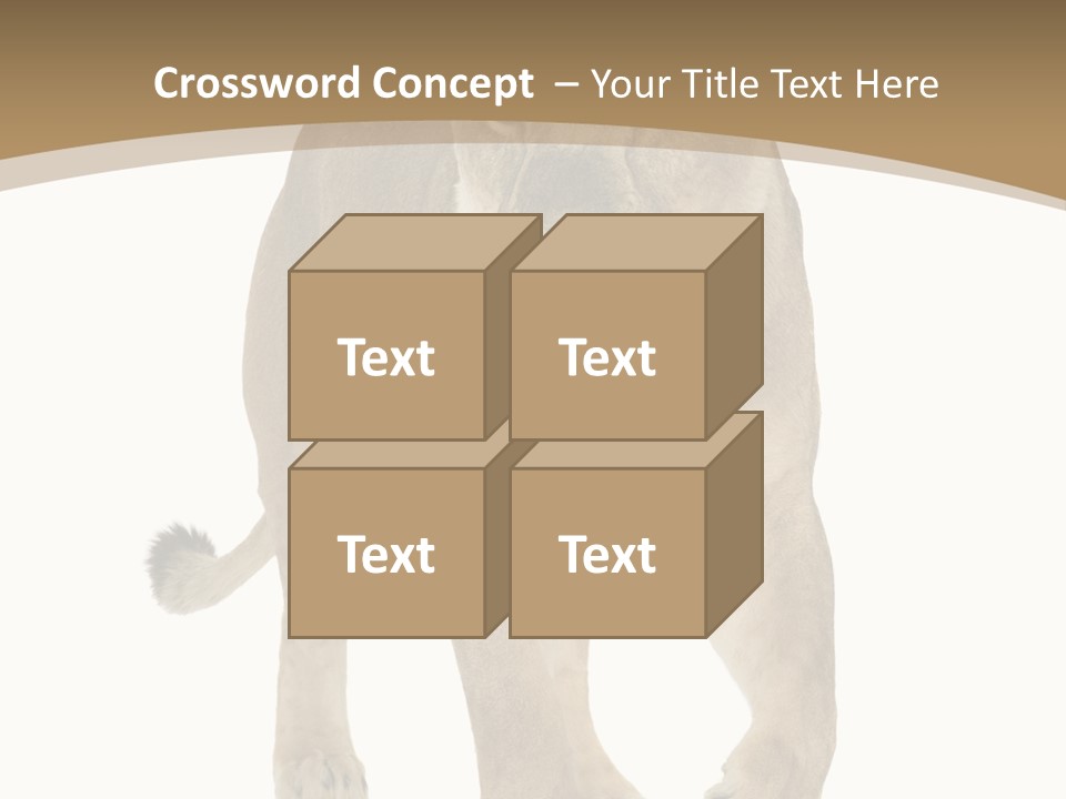 Panthera Leo Animals Animal PowerPoint Template