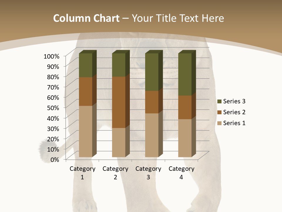 Panthera Leo Animals Animal PowerPoint Template
