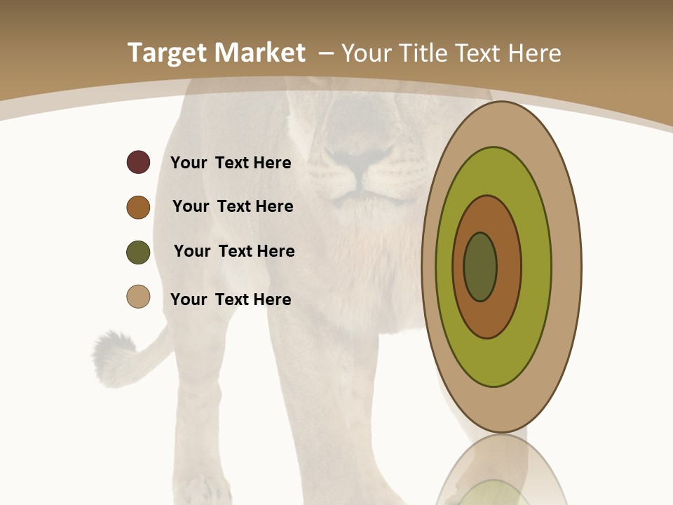 Panthera Leo Animals Animal PowerPoint Template