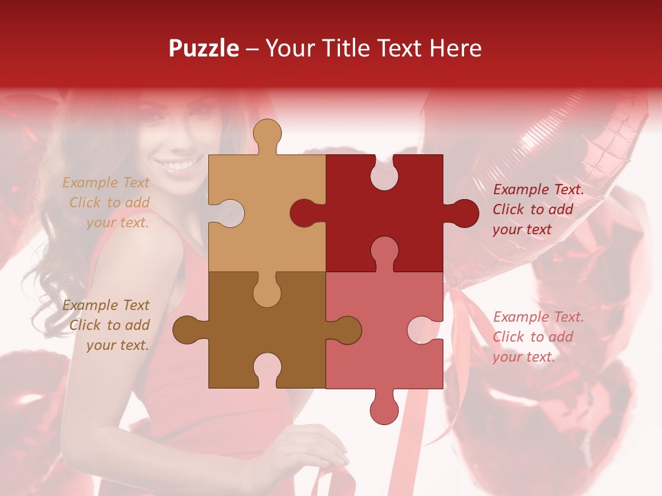 White Young Tape PowerPoint Template