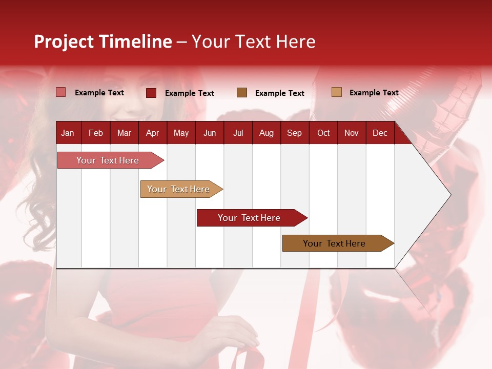 White Young Tape PowerPoint Template