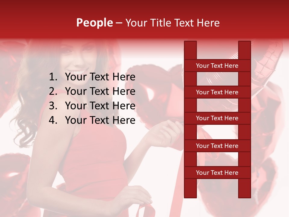 White Young Tape PowerPoint Template