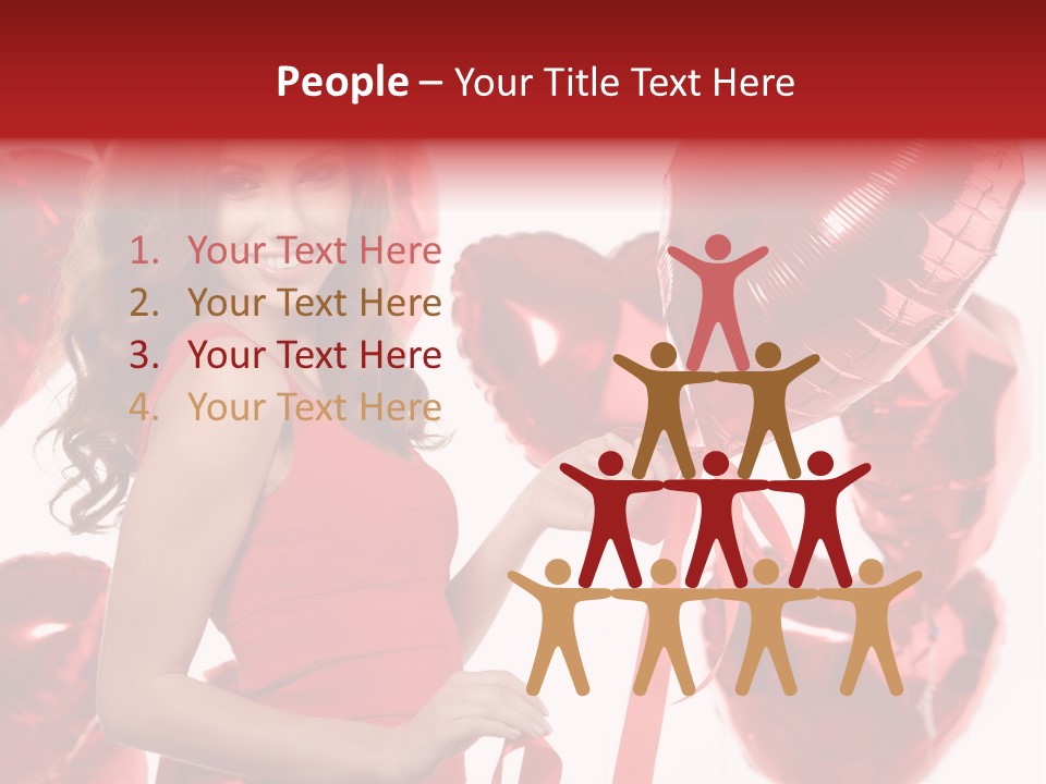 White Young Tape PowerPoint Template