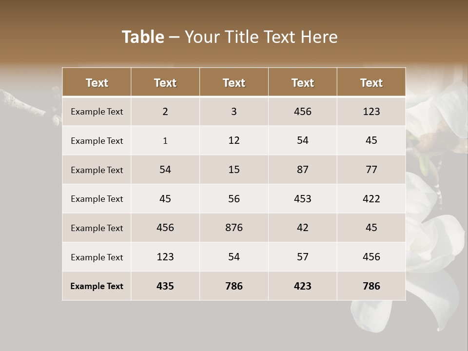 Closeup Photography Backgrounds PowerPoint Template