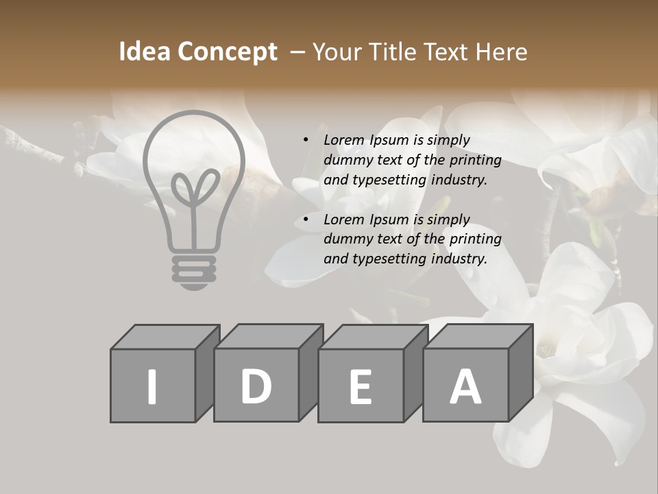 Closeup Photography Backgrounds PowerPoint Template