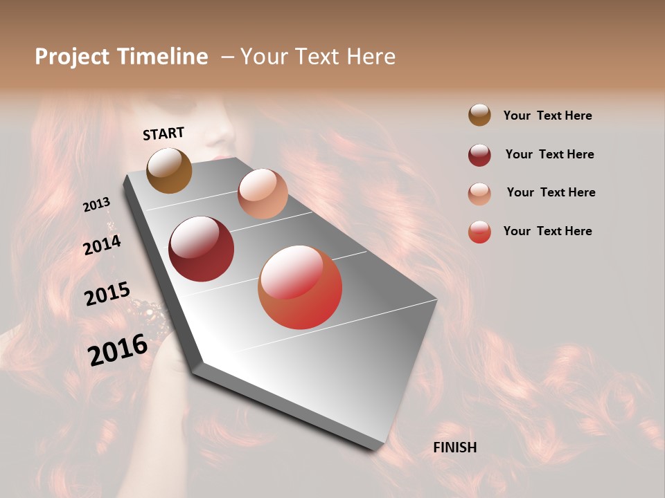 Decoraci Esfera Tornillo PowerPoint Template