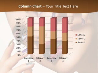 Brunette Cosmetic Golden PowerPoint Template