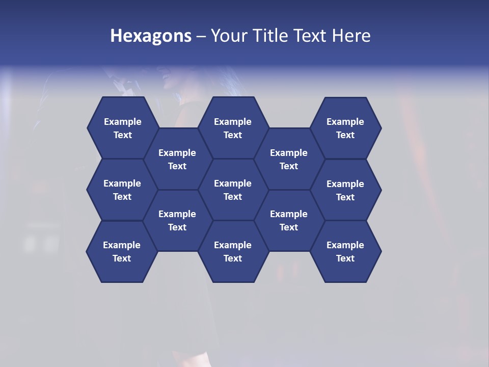 Happiness Male Sensuality PowerPoint Template