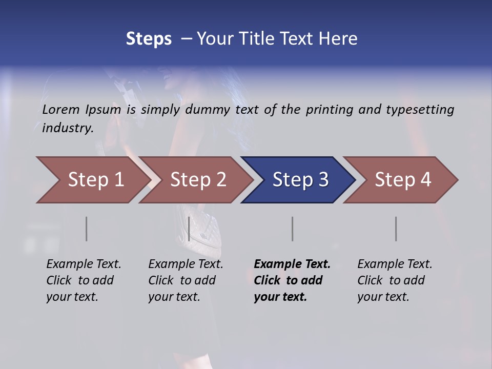 Happiness Male Sensuality PowerPoint Template
