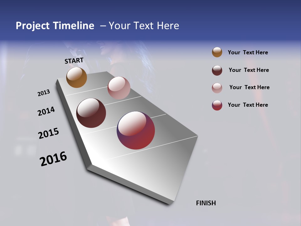 Happiness Male Sensuality PowerPoint Template