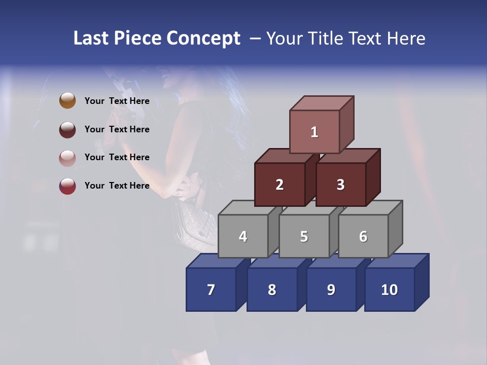 Happiness Male Sensuality PowerPoint Template