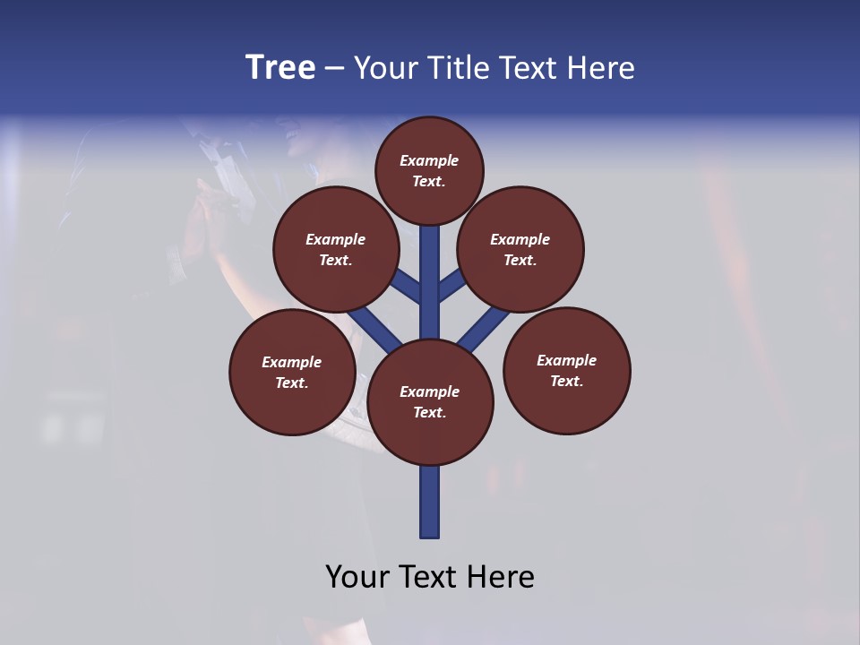 Happiness Male Sensuality PowerPoint Template