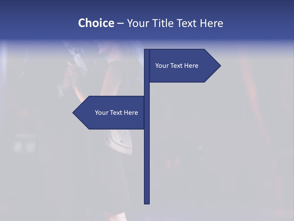 Happiness Male Sensuality PowerPoint Template