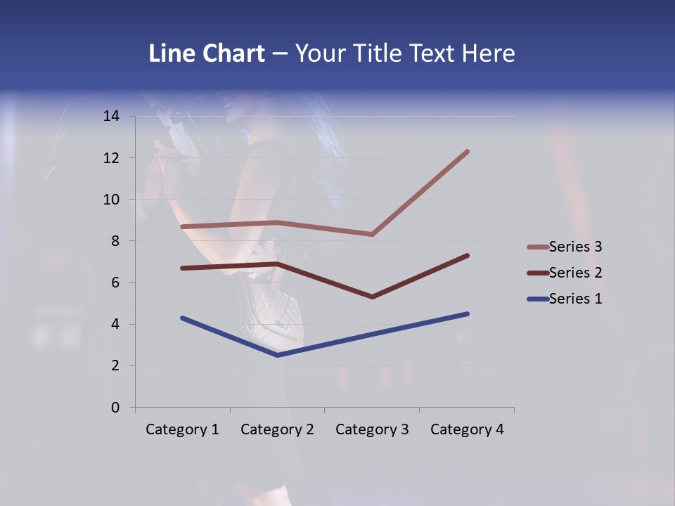 Happiness Male Sensuality PowerPoint Template