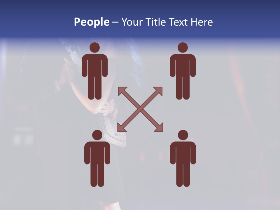 Happiness Male Sensuality PowerPoint Template