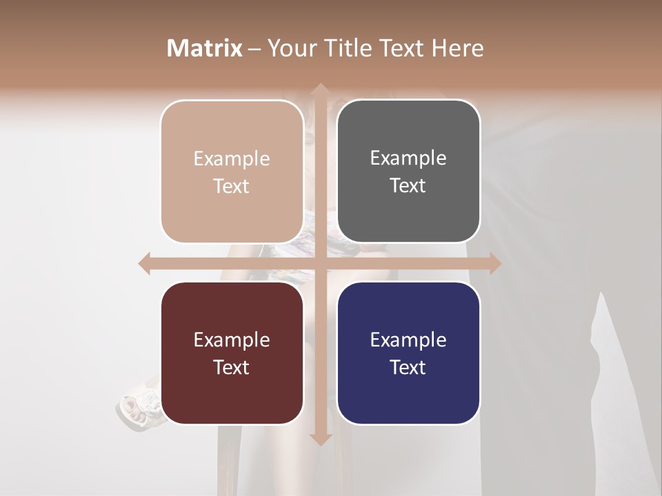 Young Tenderness Hugging PowerPoint Template