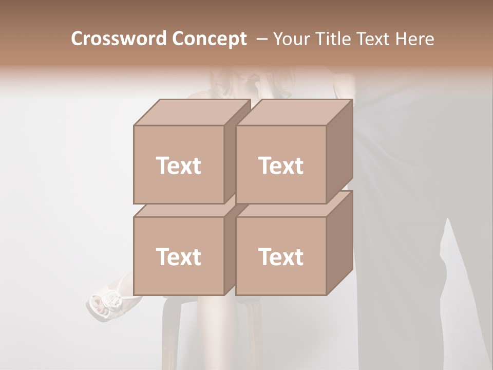 Young Tenderness Hugging PowerPoint Template