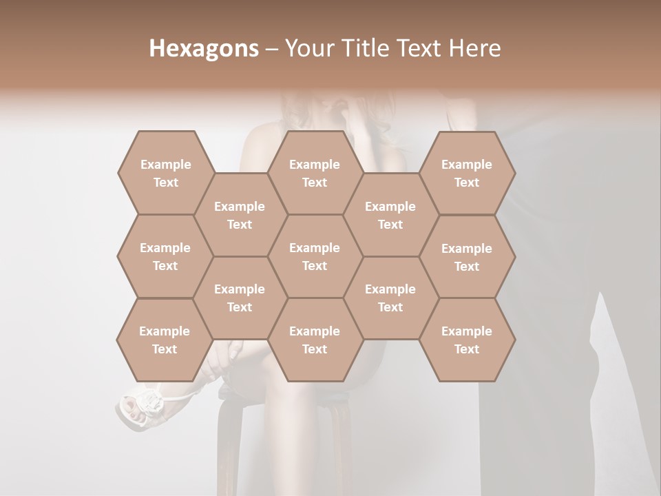 Young Tenderness Hugging PowerPoint Template