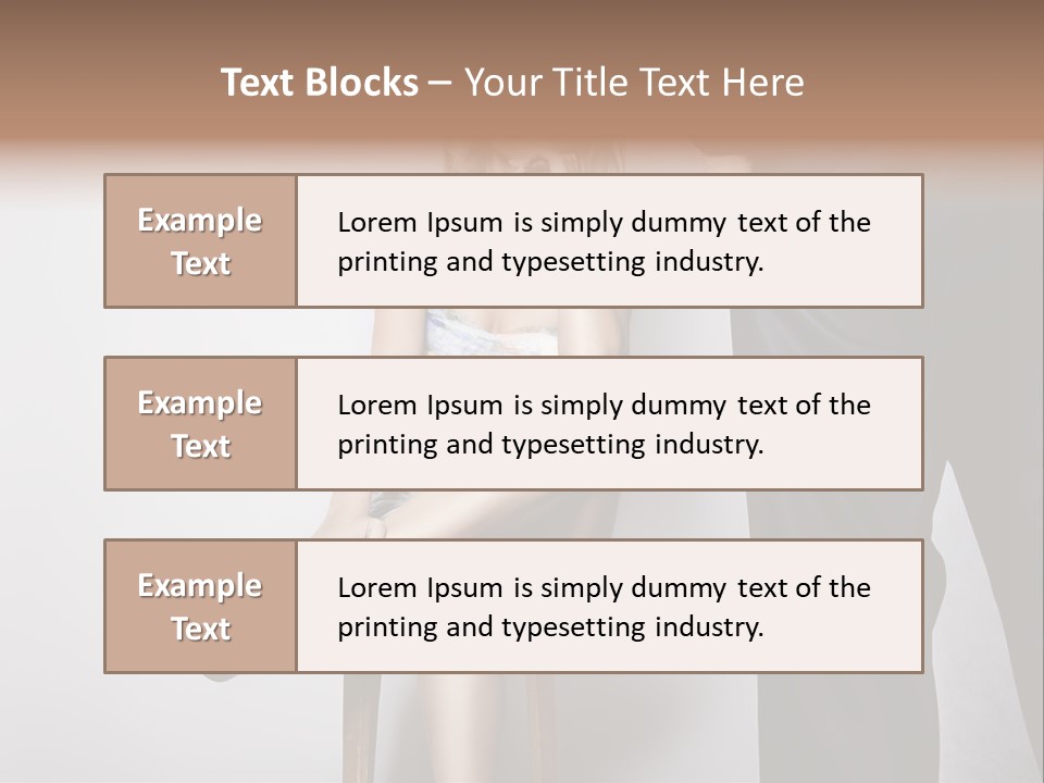 Young Tenderness Hugging PowerPoint Template