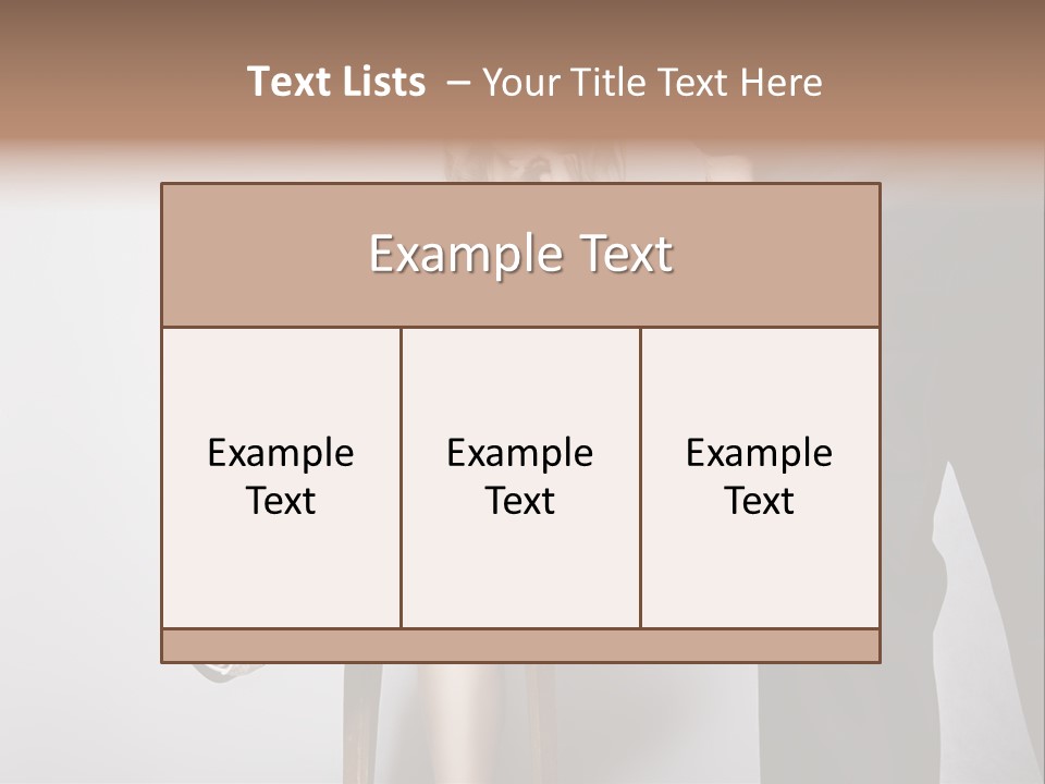 Young Tenderness Hugging PowerPoint Template
