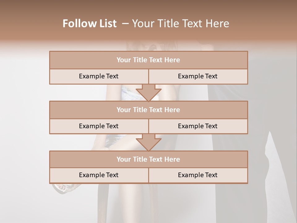 Young Tenderness Hugging PowerPoint Template
