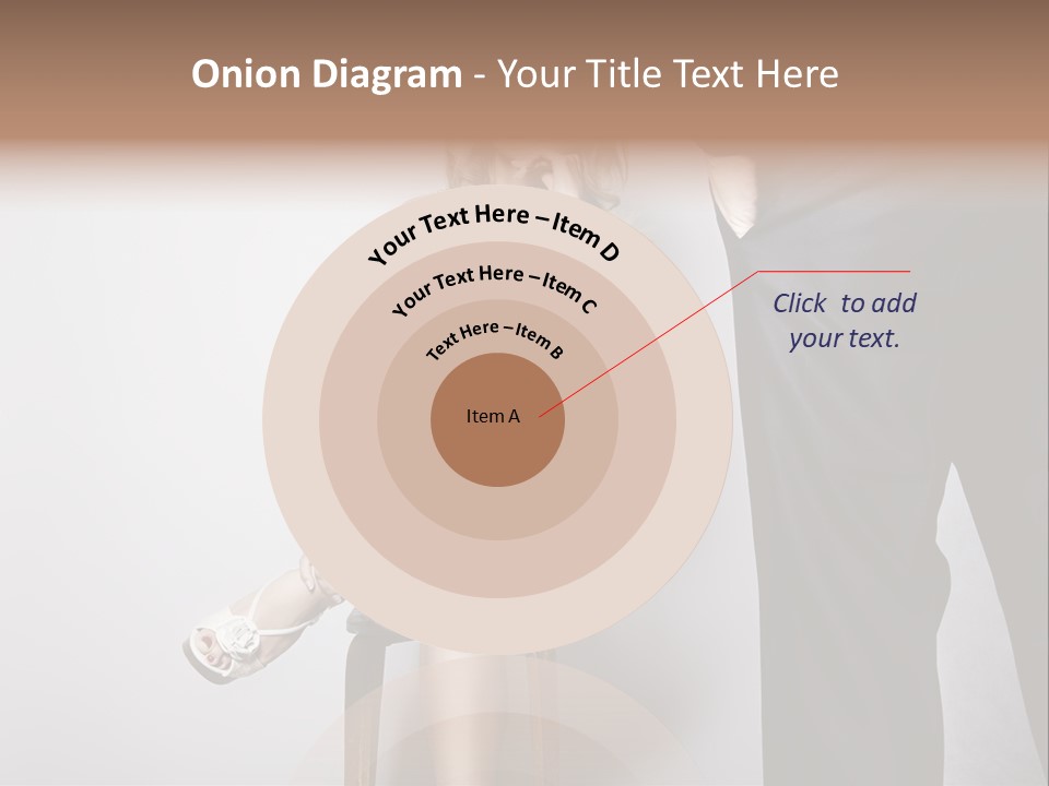 Young Tenderness Hugging PowerPoint Template