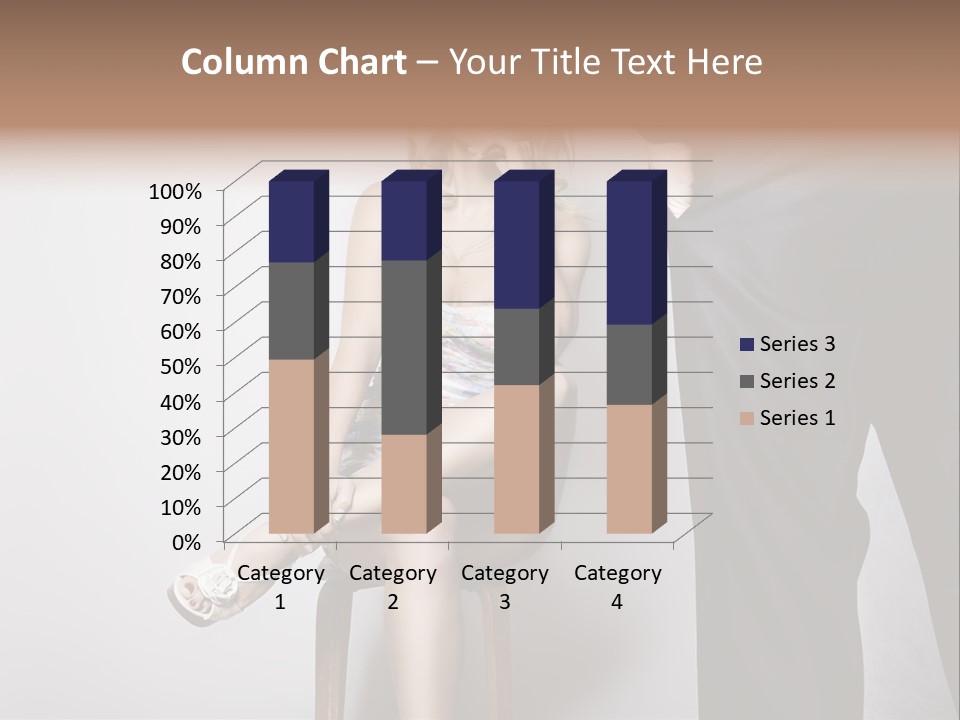 Young Tenderness Hugging PowerPoint Template