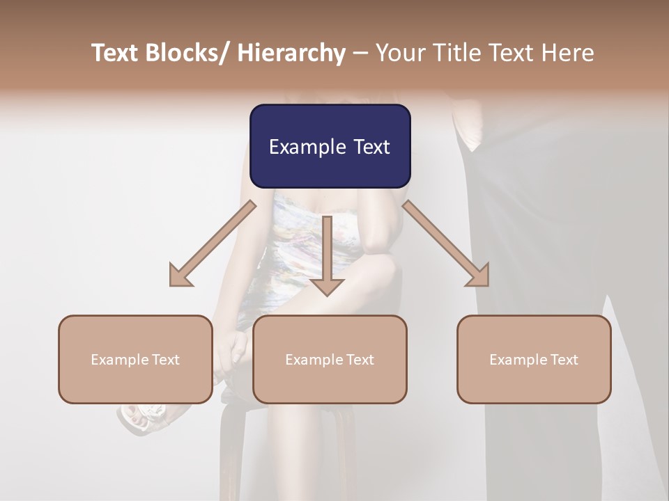 Young Tenderness Hugging PowerPoint Template