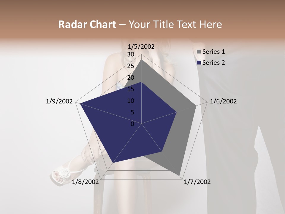 Young Tenderness Hugging PowerPoint Template