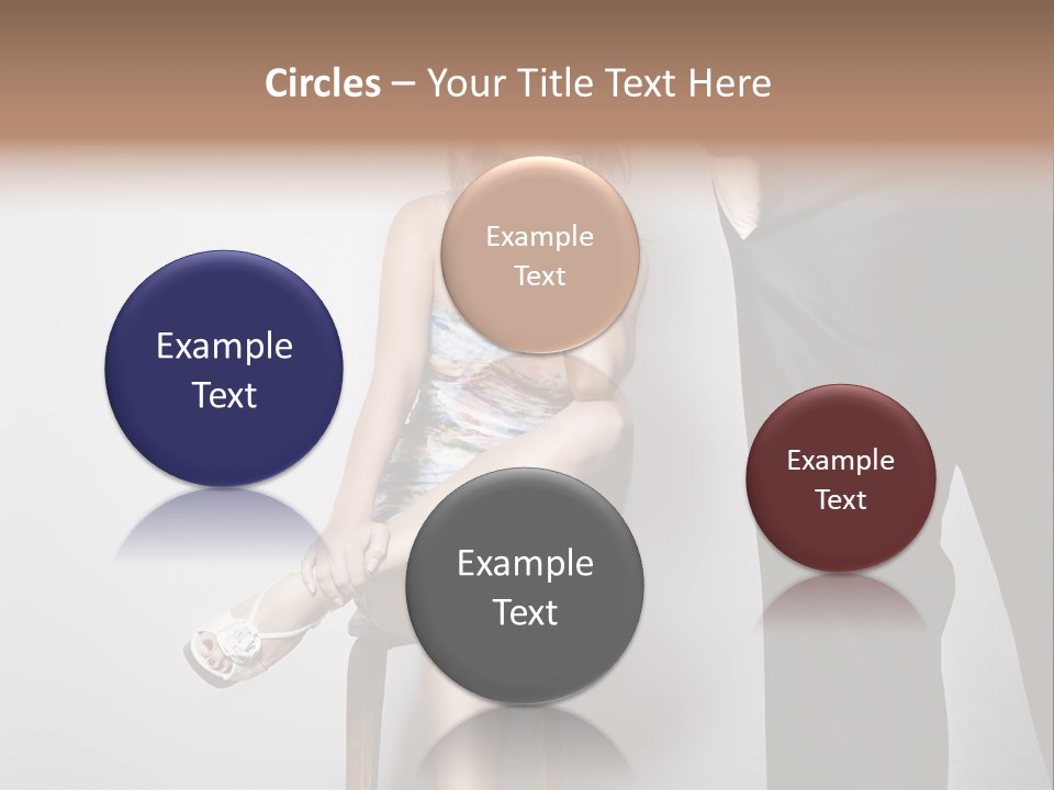 Young Tenderness Hugging PowerPoint Template