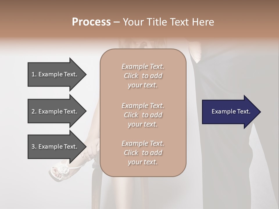 Young Tenderness Hugging PowerPoint Template