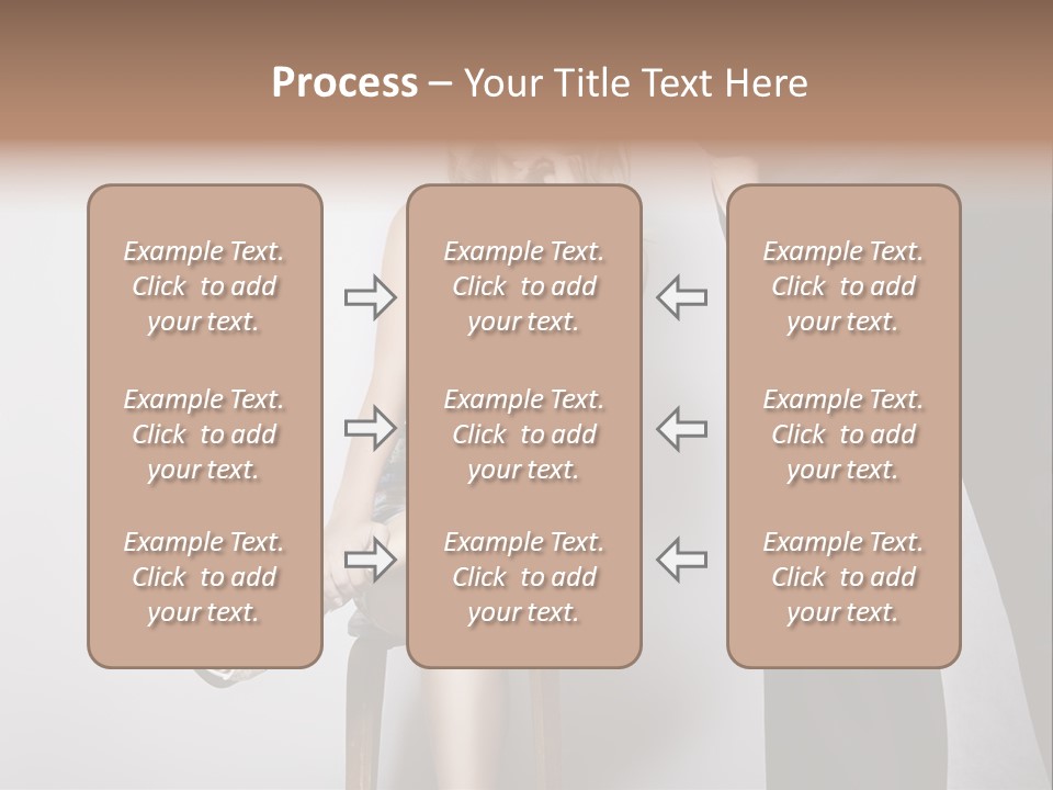 Young Tenderness Hugging PowerPoint Template