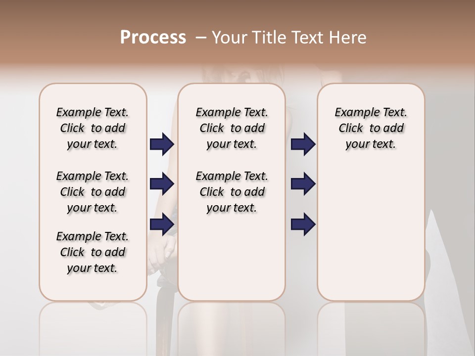 Young Tenderness Hugging PowerPoint Template
