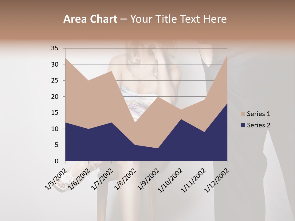 Young Tenderness Hugging PowerPoint Template