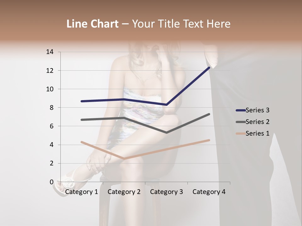 Young Tenderness Hugging PowerPoint Template
