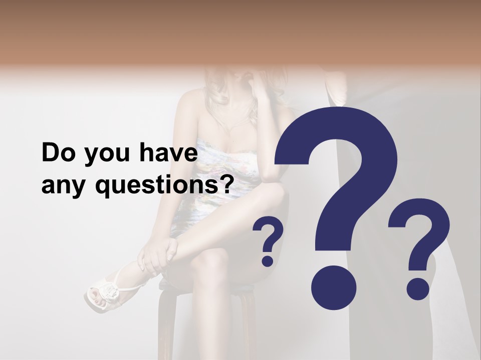 Young Tenderness Hugging PowerPoint Template