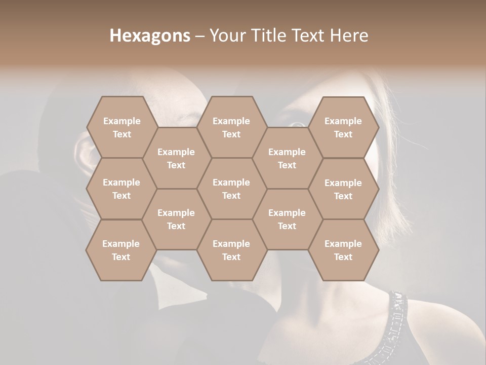 Couple Man Portrait PowerPoint Template