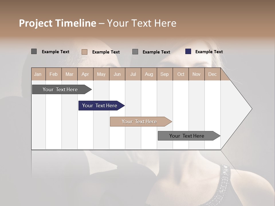 Couple Man Portrait PowerPoint Template