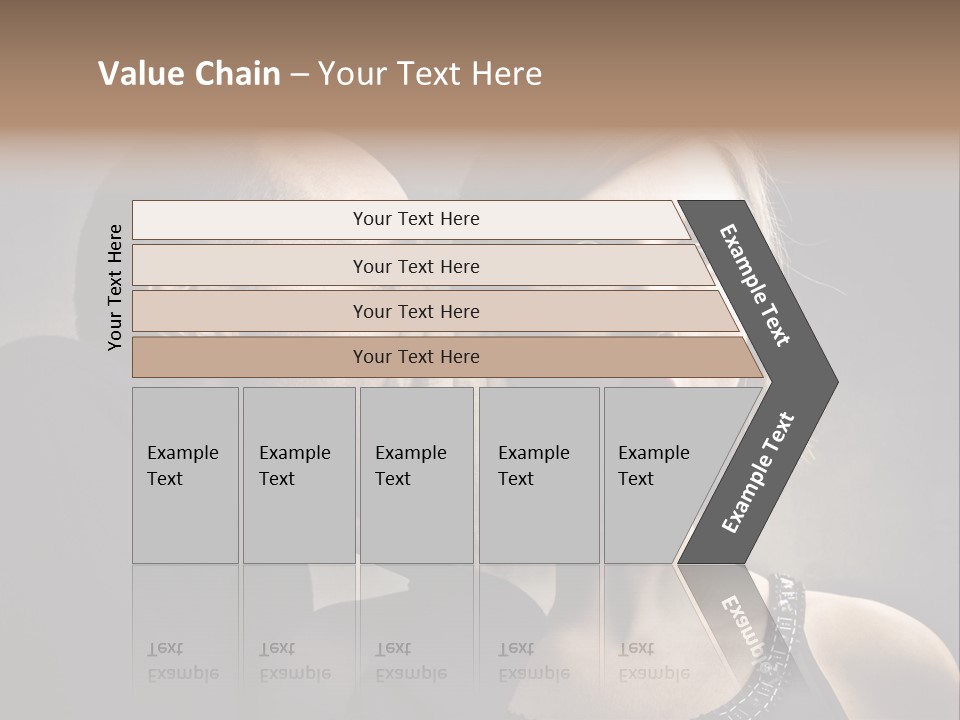 Couple Man Portrait PowerPoint Template